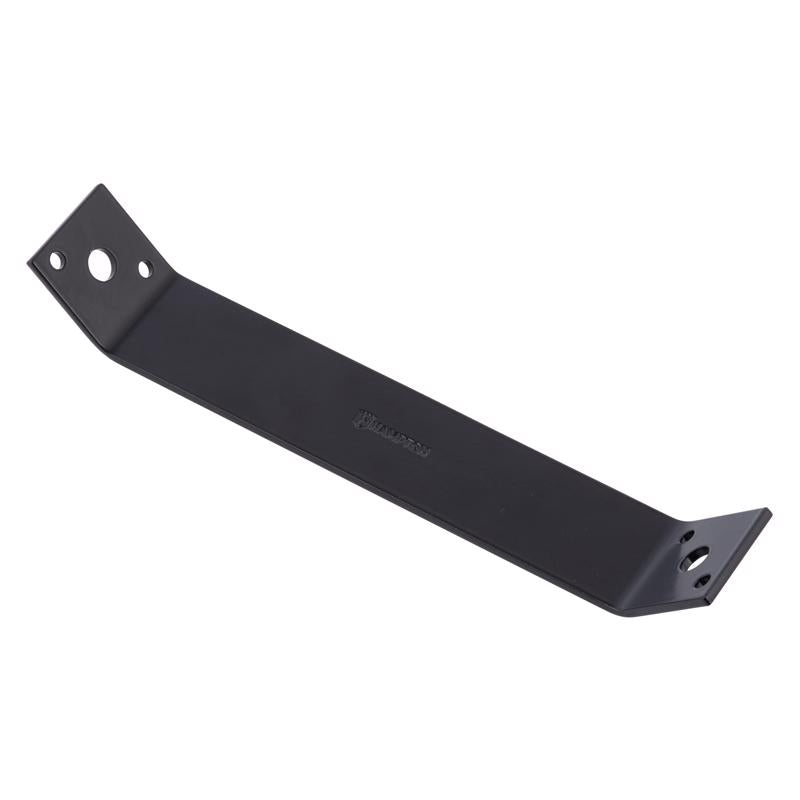HAMPTON - Hampton 9.3 in. H X 1.5 in. W X 1/8 in. D Black Steel Inside Strap Brace
