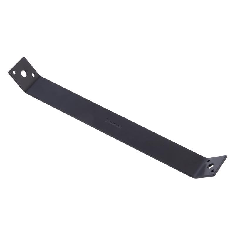 HAMPTON - Hampton 13.3 in. H X 1.5 in. W X 1/8 in. D Black Steel Inside Strap Brace