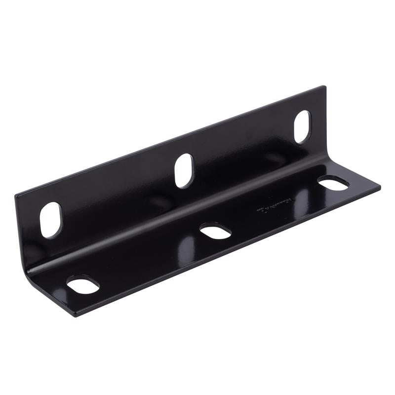 HAMPTON - Hampton 9 in. H X 2.10 in. W X 1/8 in. D Black Steel Inside/Outside Brace