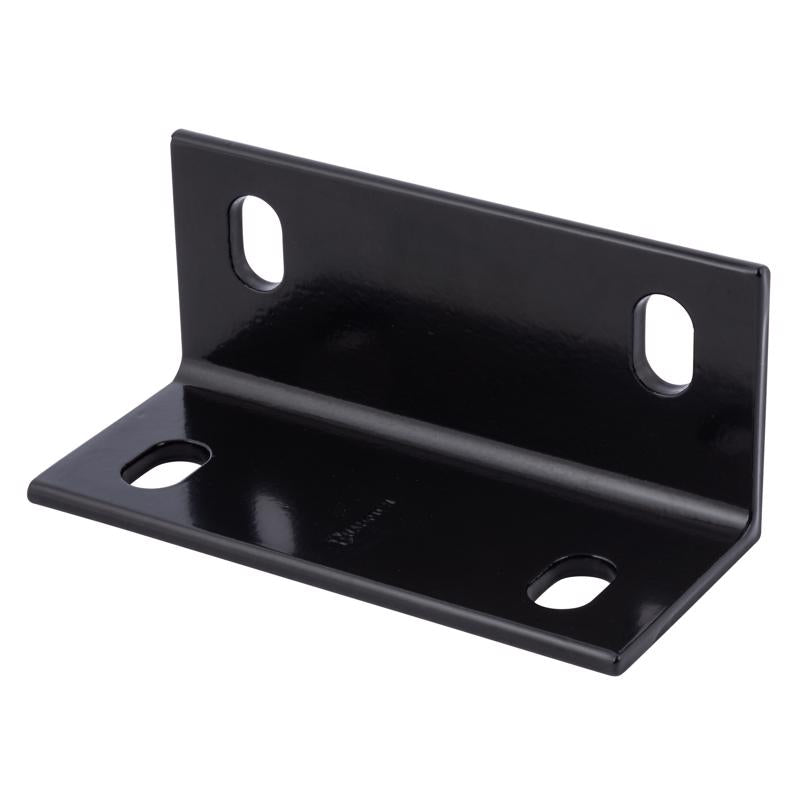 HAMPTON - Hampton 6.62 in. H X 3 in. W X 1/4 in. D Black Steel Inside/Outside Corner Brace