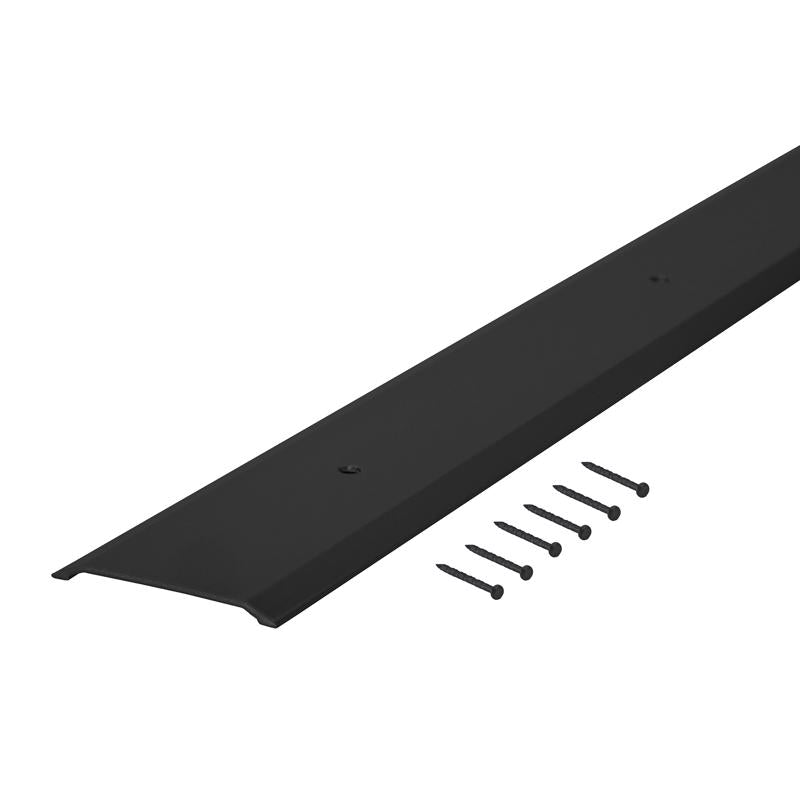 M-D BUILDING PRODUCTS - M-D Building Products 0.19 in. H X 1.75 in. W X 36 in. L Mill Aluminum Flat Top Threshold Black - Case of 6