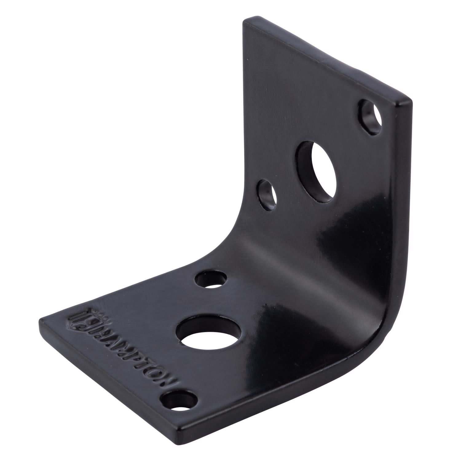 Hampton 1.5 in. H X 1.65 in. W X 1/8 in. D Black Steel Inside/Outside Brace