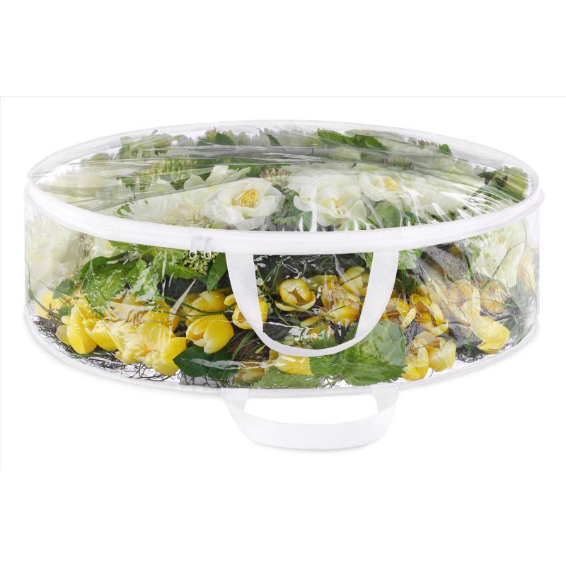 WHITMOR - Whitmor Clear Wreath Storage Bag 8 in. H X 30 in. W X 30 in. D - Case of 6
