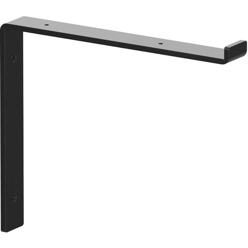 KNAPE & VOGT - Knape & Vogt Black Steel Shelf Bracket 12 in. L 75 lb - Case of 8