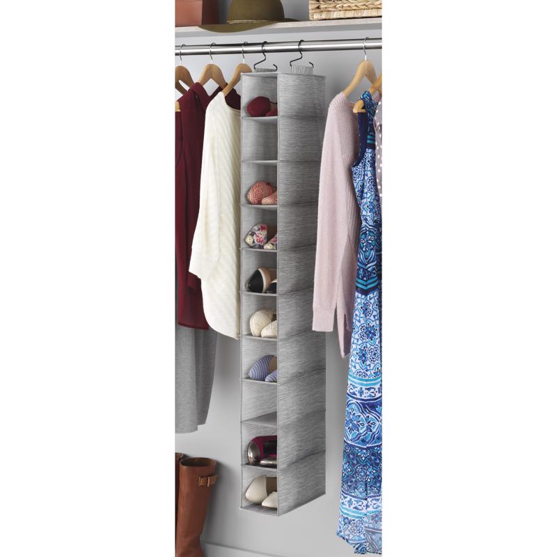 WHITMOR - Whitmor 52 in. H X 11 in. W X 5.5 in. L Fabric Hanging Shoe Organizer