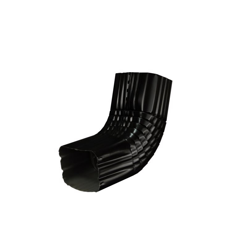 AMERIMAX - Amerimax 4 in. H X 2 in. W X 3 in. L Black Aluminum A Downspout Elbow