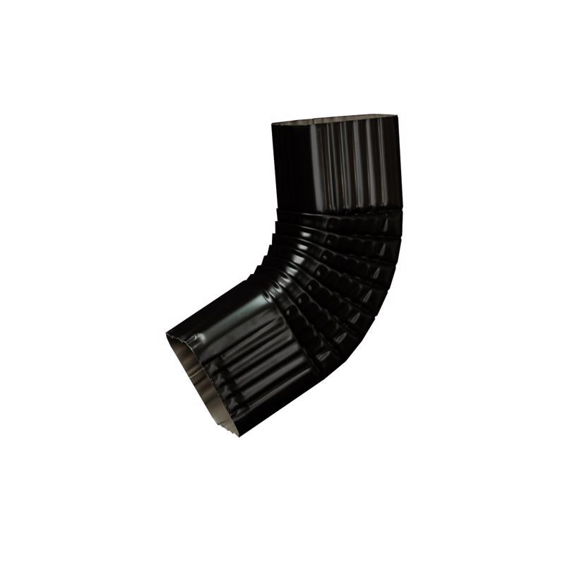 AMERIMAX - Amerimax 2 in. H X 2 in. W X 3 in. L Black Aluminum B Downspout Elbow