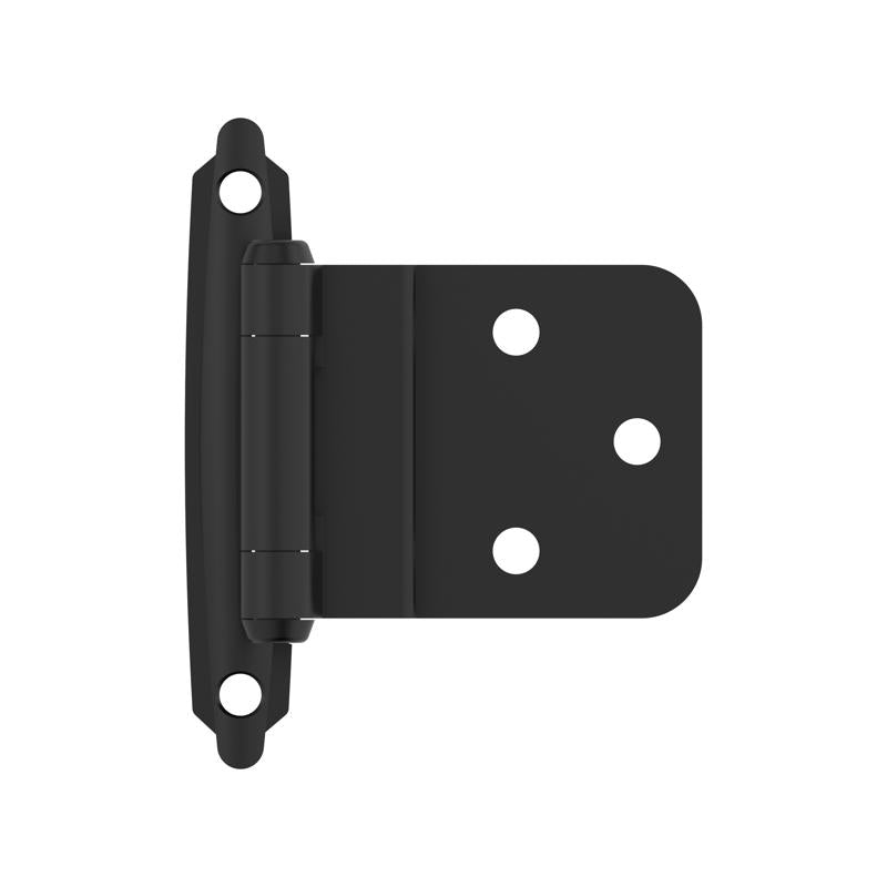 AMEROCK - Amerock 2-15/79 in. W X 2-3/4 in. L Flat Black Steel Cabinet Hinge 10 pk