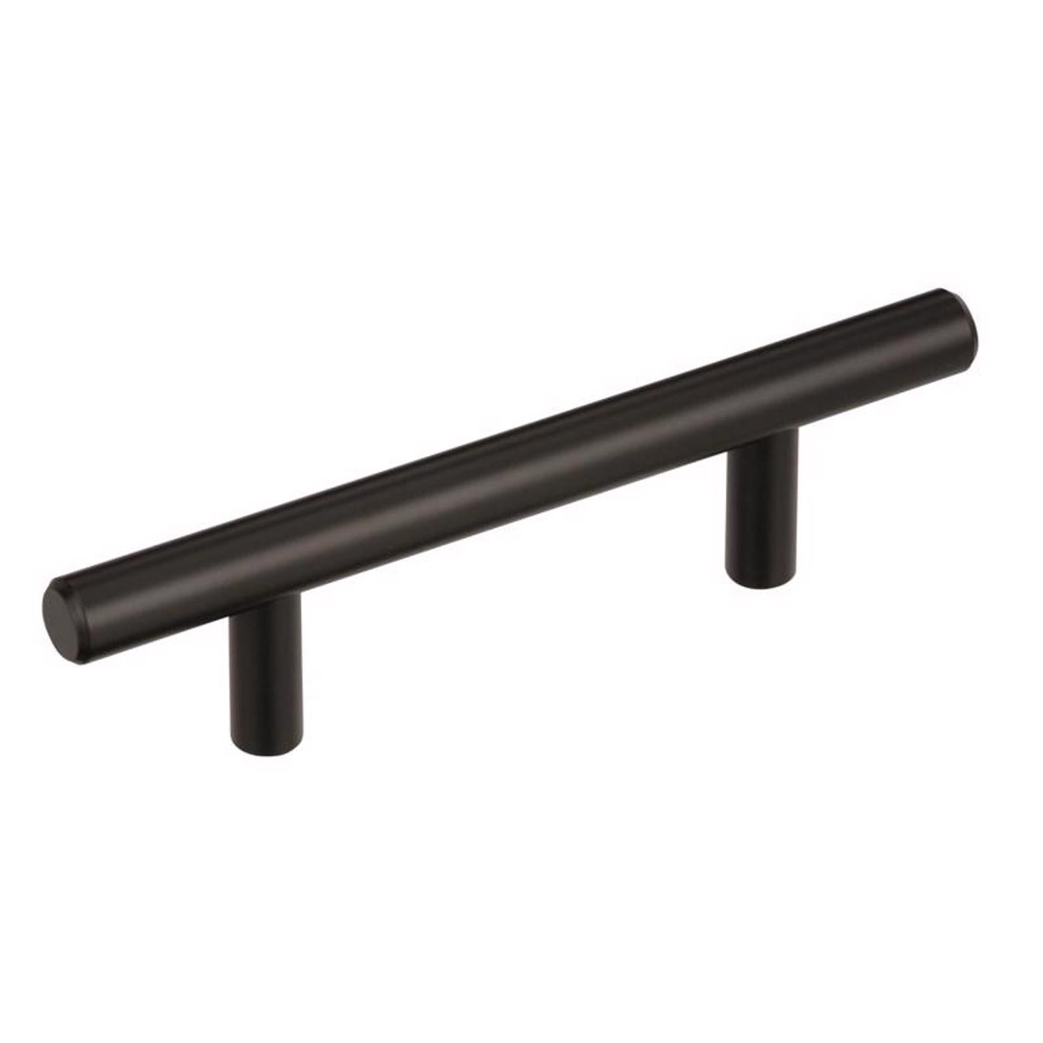 Amerock Contemporary T-Bar Bar Pull 3 in. Black Bronze 1 pk