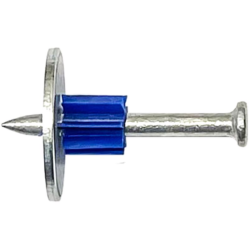 BLUE POINT - Blue Point .300 in. D X 1-1/2 in. L Steel Flat Head Drive Pin with Washer 100 box