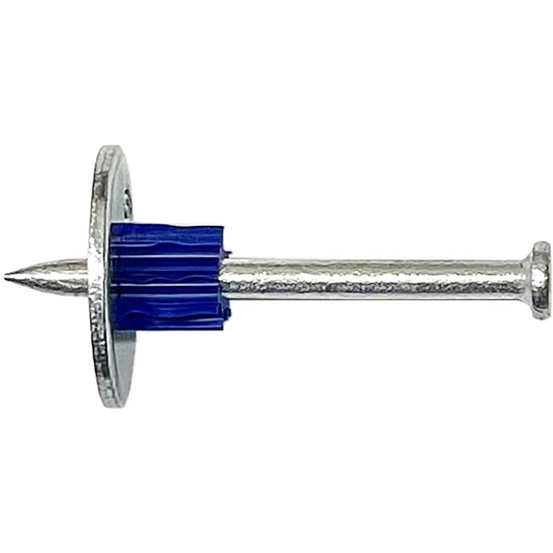 BLUE POINT - Blue Point .300 in. D X 2 in. L Steel Flat Head Drive Pin with Washer 100 box