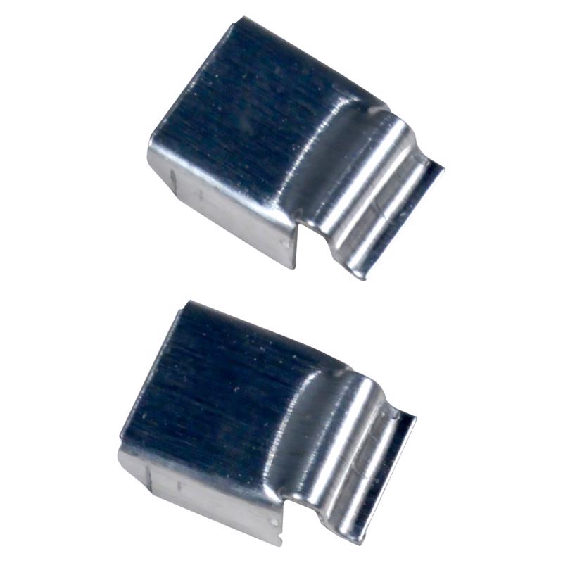 PHIFER WIRE - Phifer Mill Silver Aluminum 5/16 in. W X 5/8 in. L Crossbar Screen Clips 10 pk