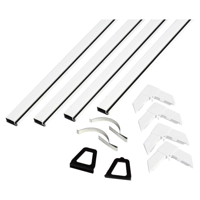 PHIFER - Phifer Gloss White Aluminum Screen Frame Kit 12 pk