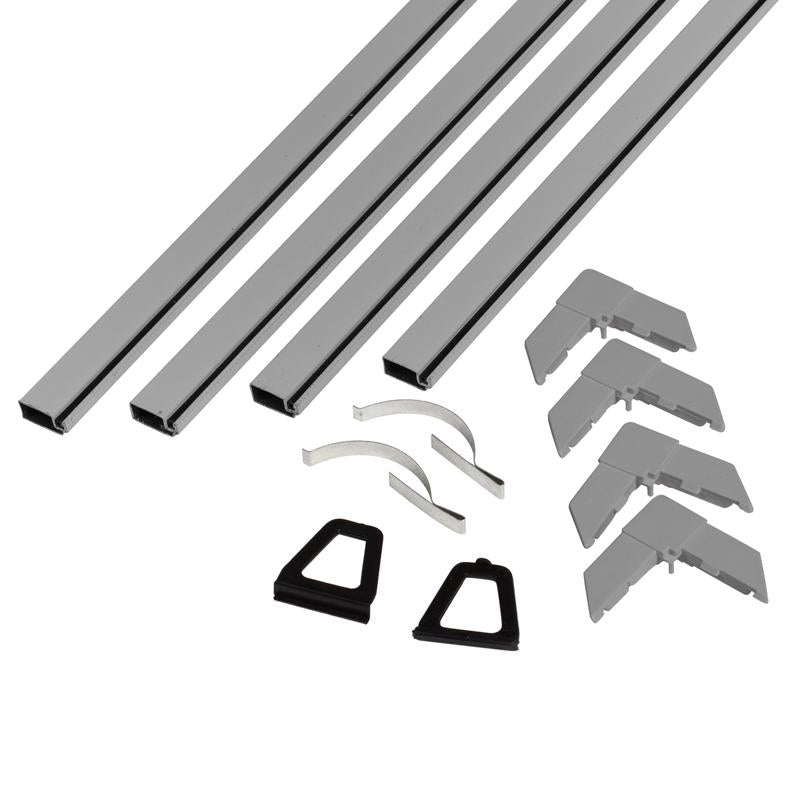 PHIFER - Phifer Mill Gray Aluminum 5/16 in. W X 48 in. L Screen Frame Kit 12 pk