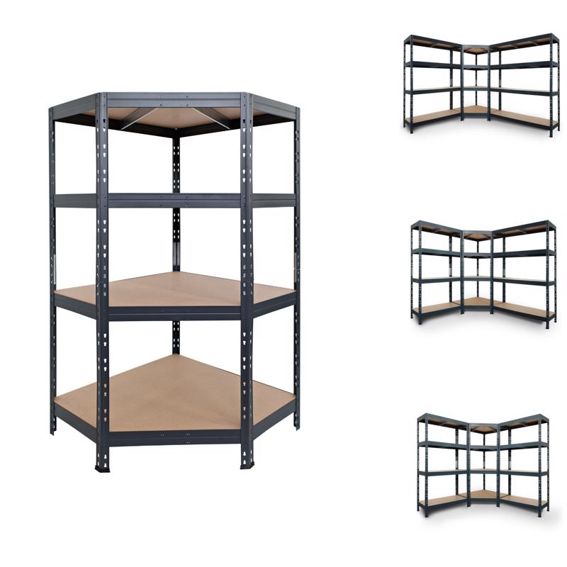 AR SHELVING - Ar Shelving Garage Corner 71 in. H X 35 in. W X 18 in. D Metal Shelving Unit
