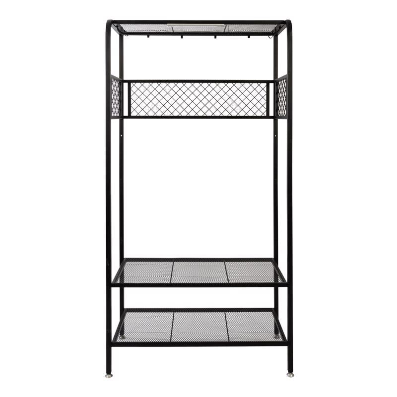 HONEY-CAN-DO - Honey-Can-Do 72 in. H X 38 in. W X 18 in. D Steel Storage Rack
