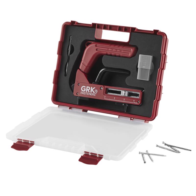 GRK FASTENERS - GRK Fasteners AnglePro No. 0 X 9.3 in. L Red Hidden Deck Fastener 1 pk
