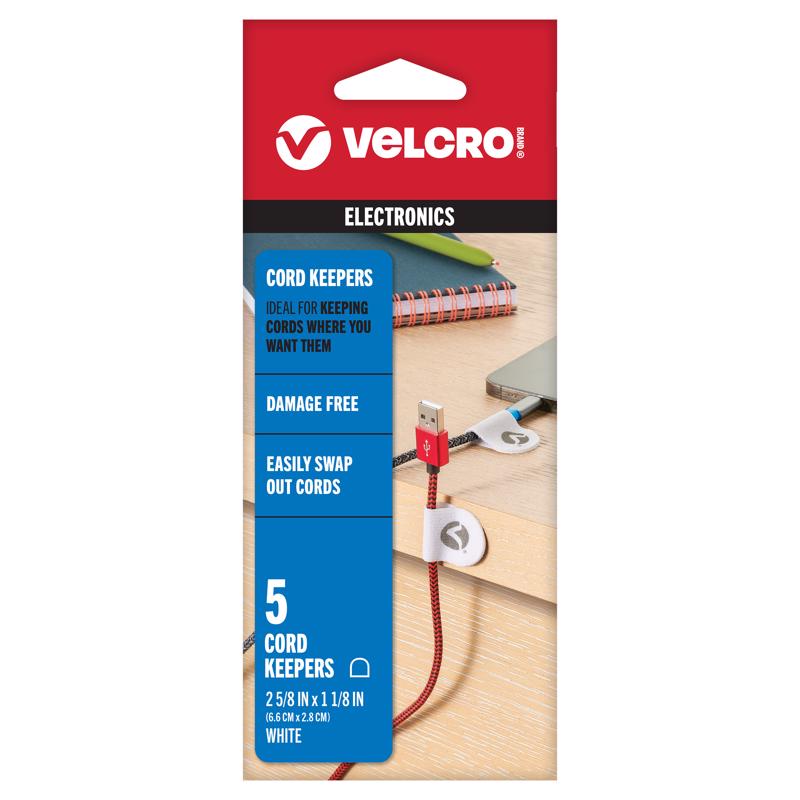 VELCRO BRAND - VELCRO Brand Mini Nylon Cord Organizer 2.63 in. L 5 pk [VEL-30819-USA]
