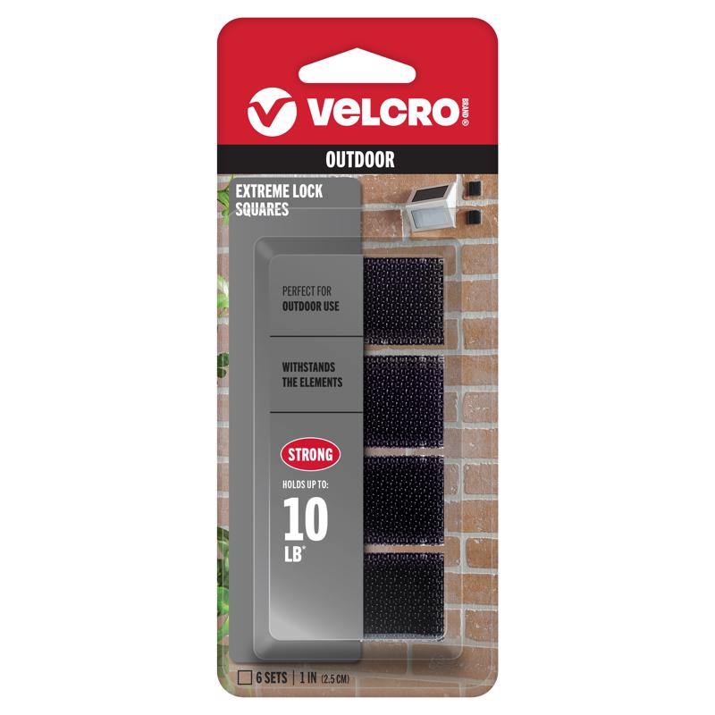 VELCRO BRAND - VELCRO Brand Small Nylon Hook and Loop Fastener 1 in. L 6 pk