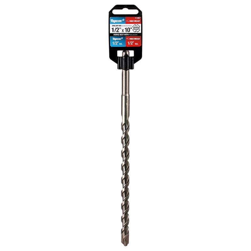 TAPCON - Tapcon 1/2 in. X 10 in. L Carbide Concrete Drill Bit SDS-Plus Shank 1 pk