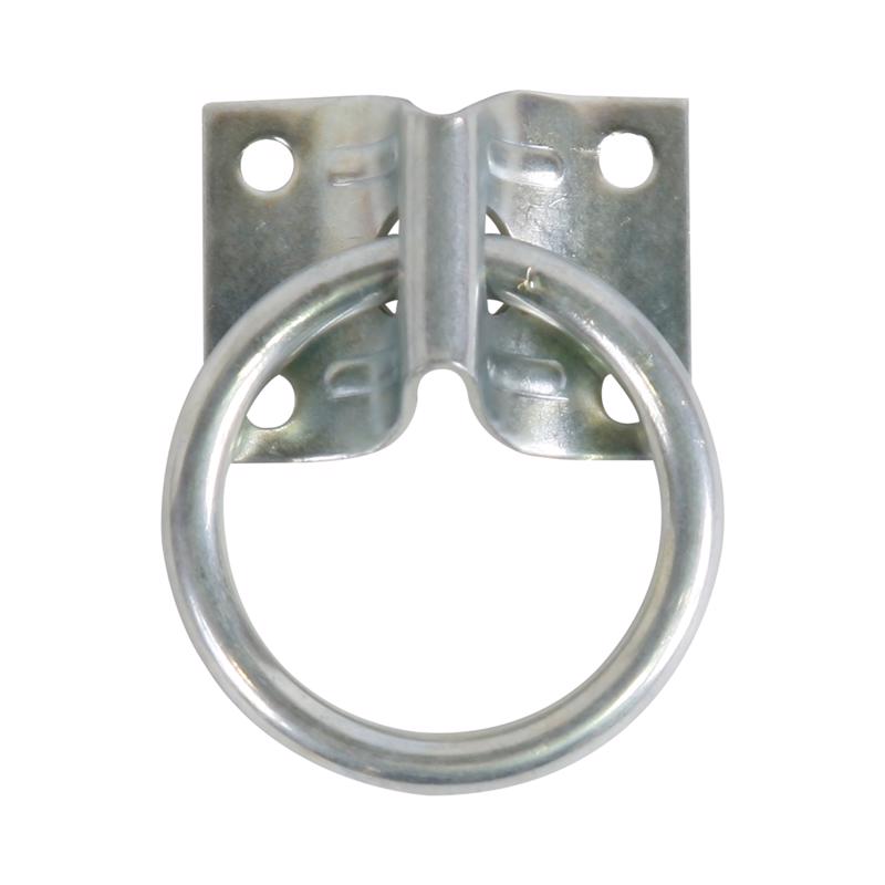 KOCH INDUSTRIES - Koch Industries Large Zinc-Plated Silver Steel 2 in. L Hitching Ring 1 pk