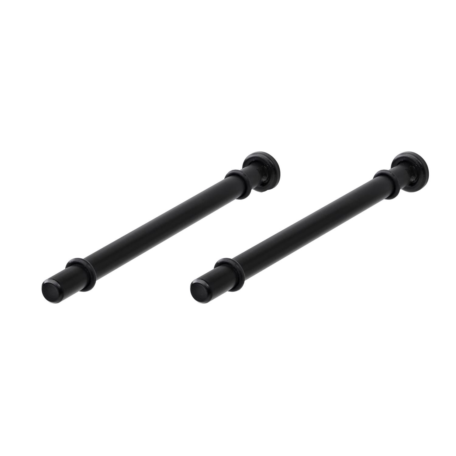 Dolle Atlas 0.9 in. H X 0.5 in. W X 7.9 in. D Black Steel Shelf Bracket - Case of 8
