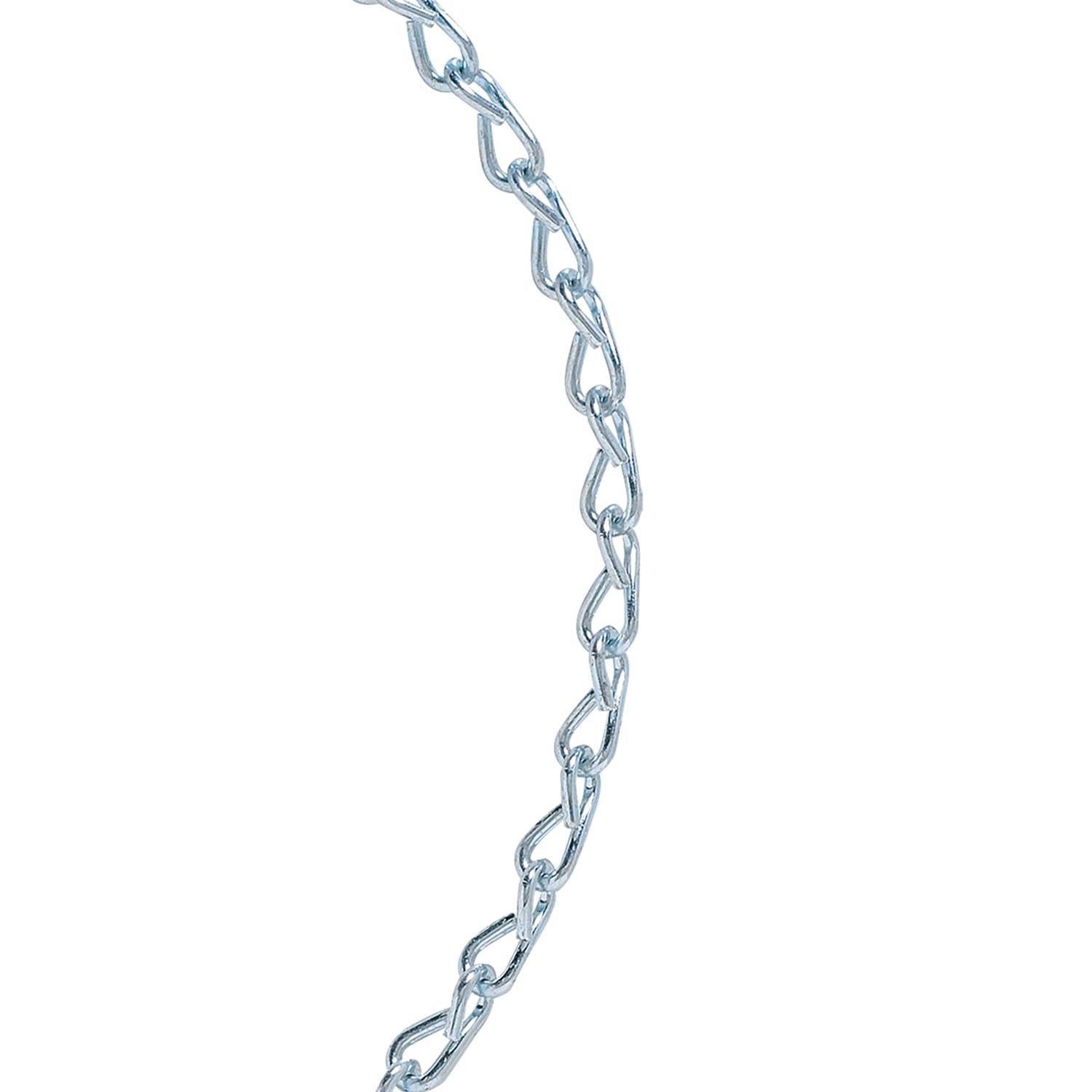 Koch Industries 16 Sizes Single Jack Steel Jack Chain .062 in. D X 20 ft. L - Case of 10