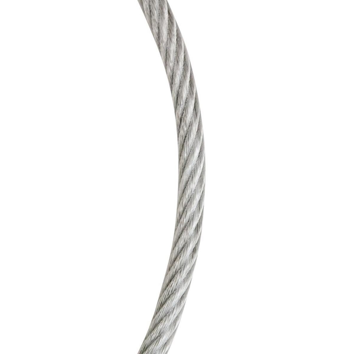 Koch Industries 3/32-3/16 in. D X 50 ft. L Galvanized Clear Vinyl Coated Wire Rope Cable - Case of 5