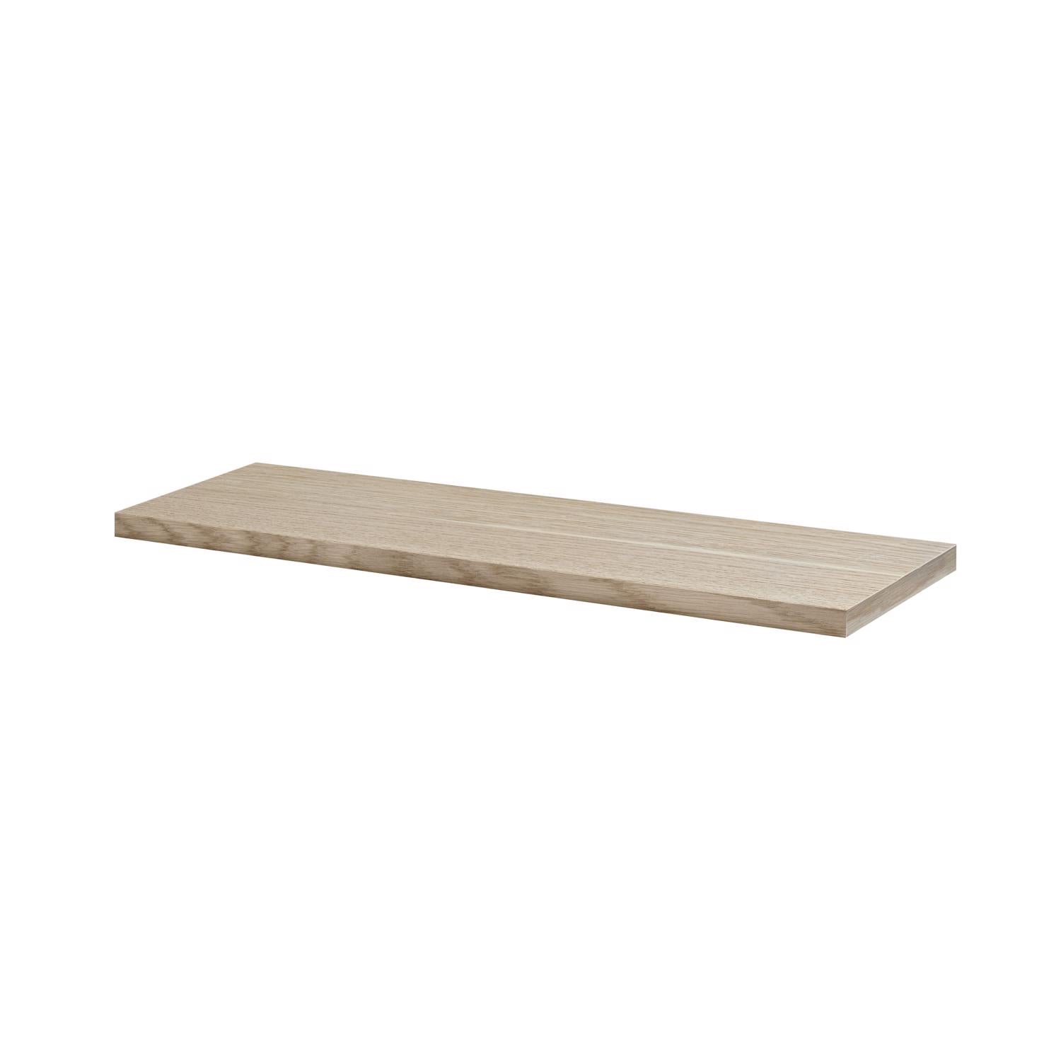 Dolle Lite Feelwood 0.79 in. H X 23.6 in. W X 7.9 in. D Oak Particle Board Decorative Wall Shelf - Case of 2