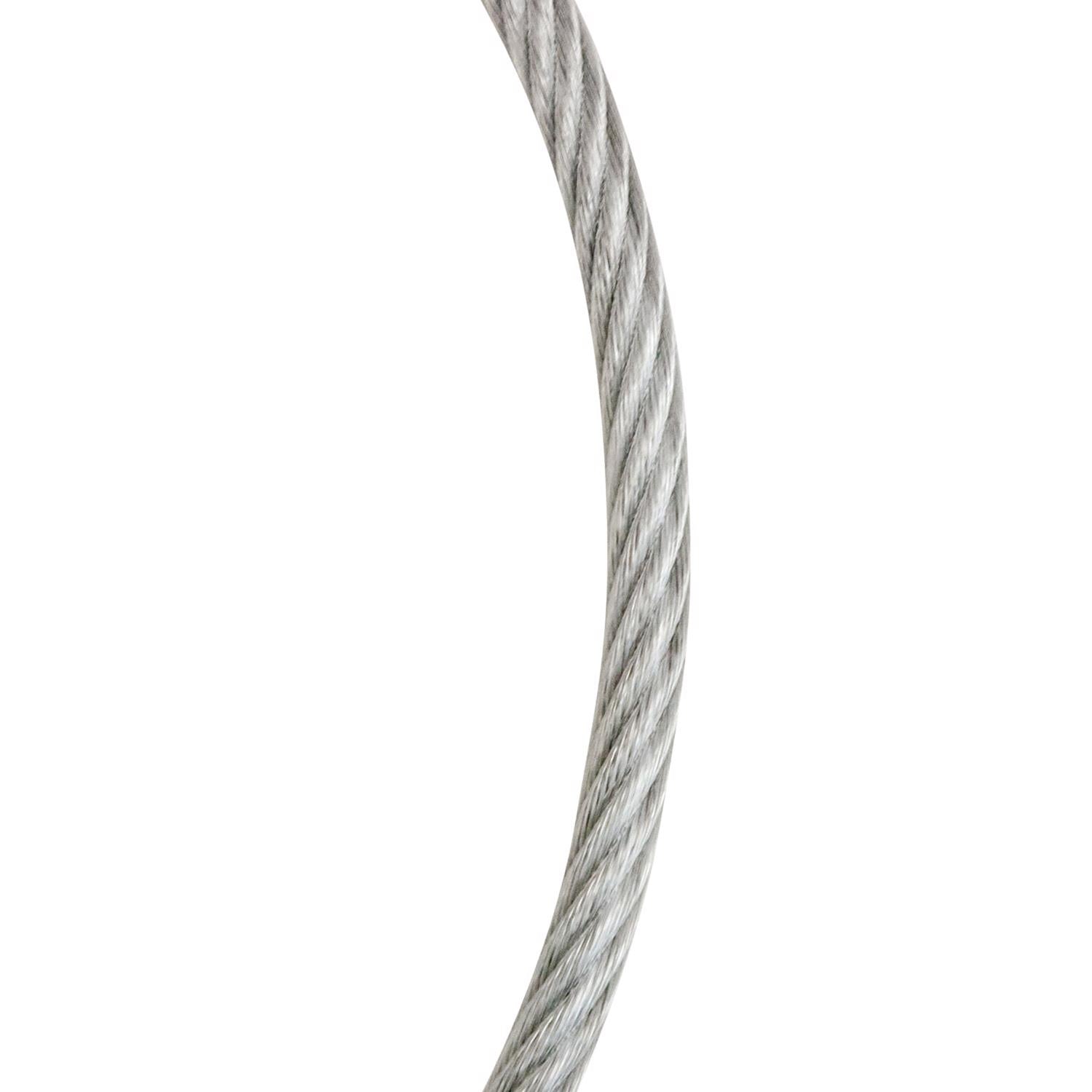 Koch Industries 3/32-3/16 in. D X 250 ft. L Galvanized Clear Vinyl Coated Wire Rope Cable