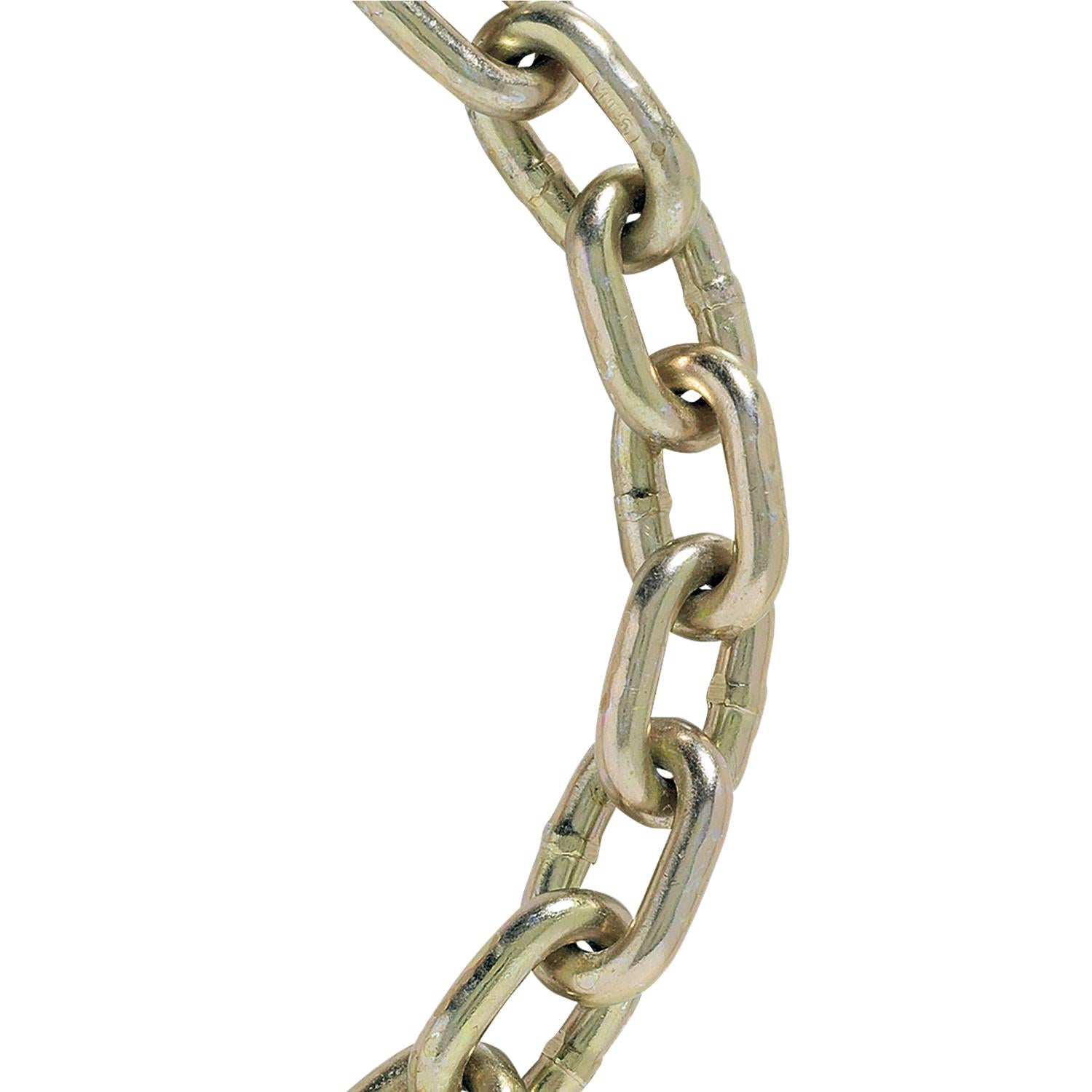 Koch Industries 70 Grade Welded Steel Transport Chain 3/8 in. D X 63 ft. L