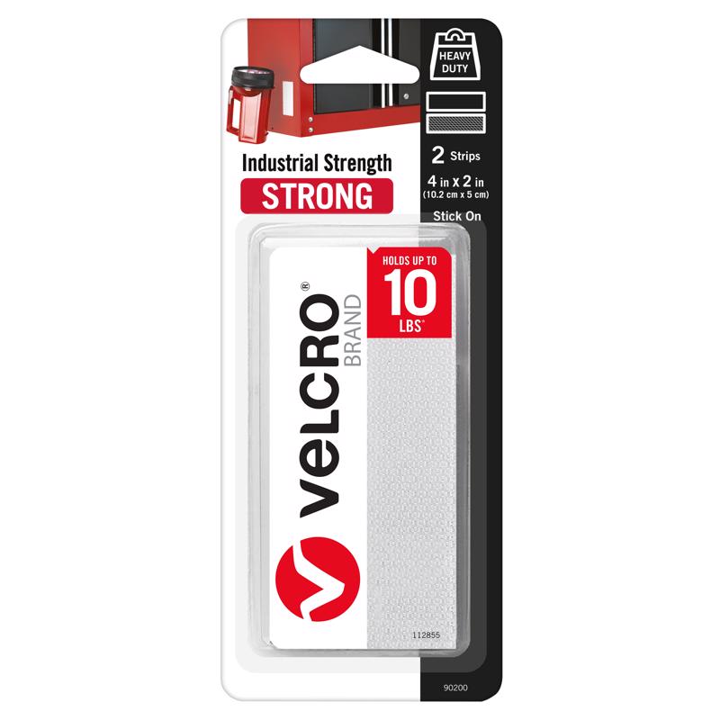 VELCRO BRAND - VELCRO Brand Small Nylon Hook and Loop Fastener 4 in. L 2 pk - Case of 6 [90200]