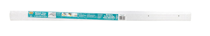 M-D BUILDING PRODUCTS - M-D 0.19 in. H X 36 in. L Prefinished Silver Aluminum Carpet Trim