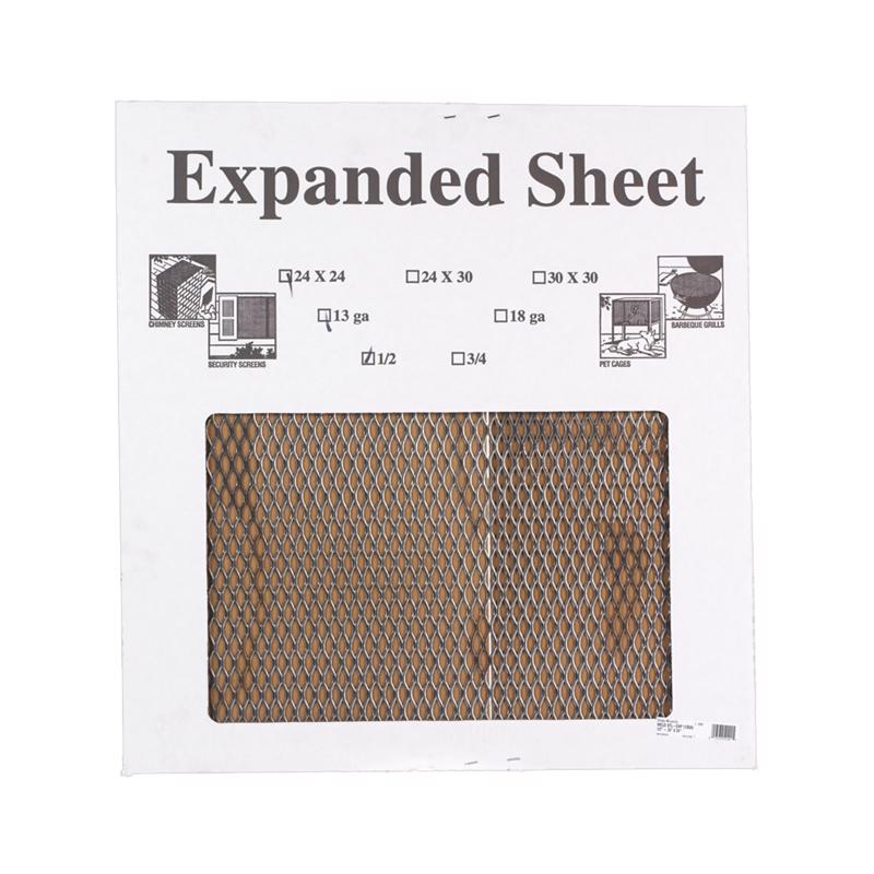 STEELWORKS - SteelWorks 24 in. 24 in. Steel Expanded Sheet