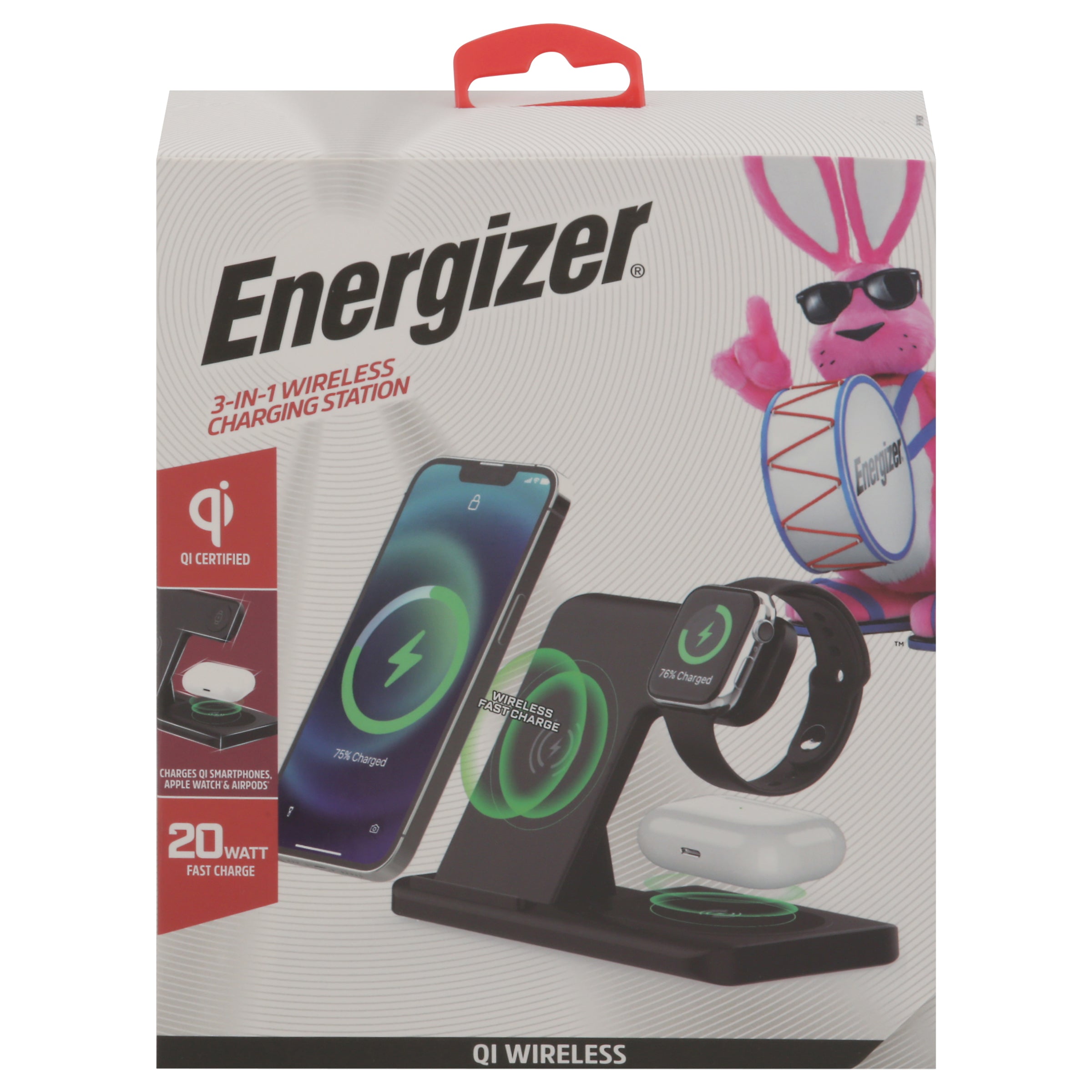 Energizer 3-in-1 Wireless Charging Station 1 ea - Case of 1