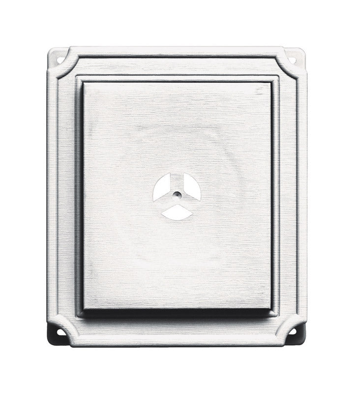 BUILDERS EDGE - Builders Edge 8 in. H X 1-5/8 in. L Prefinished White Copolymer Mounting Block