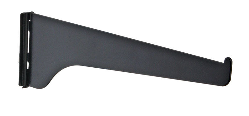 KNAPE & VOGT - Knape & Vogt Black Steel Regular Duty Bracket 16 Ga. 12 in. L 160 lb - Case of 10