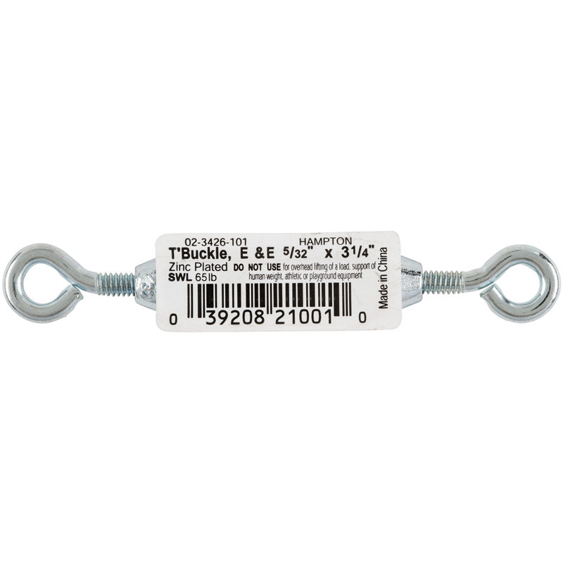 HAMPTON - Hampton Zinc-Plated Aluminum/Steel Turnbuckle 65 lb - Case of 10