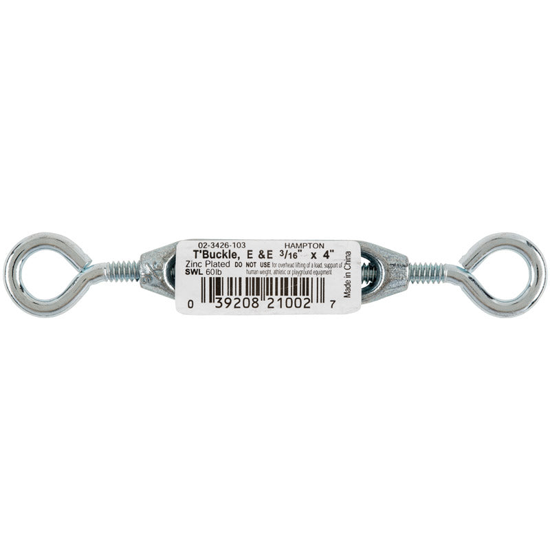 HAMPTON - Hampton Zinc-Plated Aluminum/Steel Turnbuckle 70 lb - Case of 10 [02-3426-103]