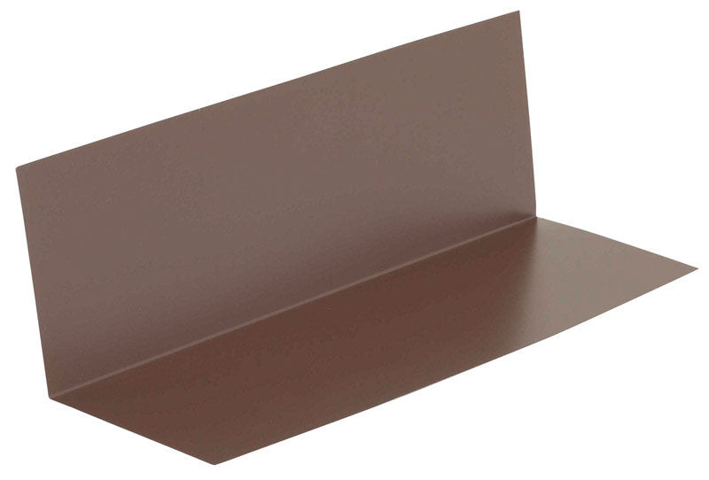 AMERIMAX - Amerimax 4 in. W X 12 in. L Galvanized Steel Pre-Bent Flashing Shingle Brown - Case of 50
