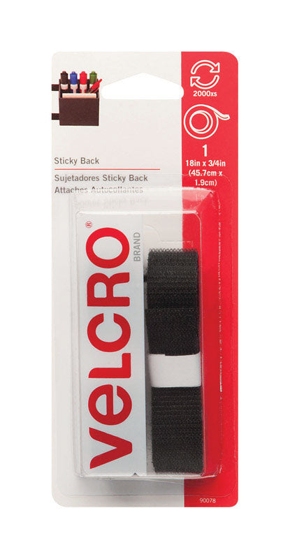 VELCRO(R) BRAND - VELCRO(R) Brand Strips 18 in. L 1 pk