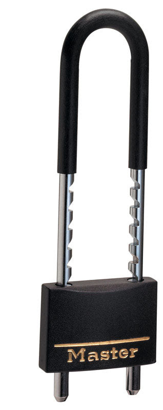 MASTER LOCK - Master Lock 7/8 in. H X 1/4 in. W X 2 in. L Steel Double Locking Padlock