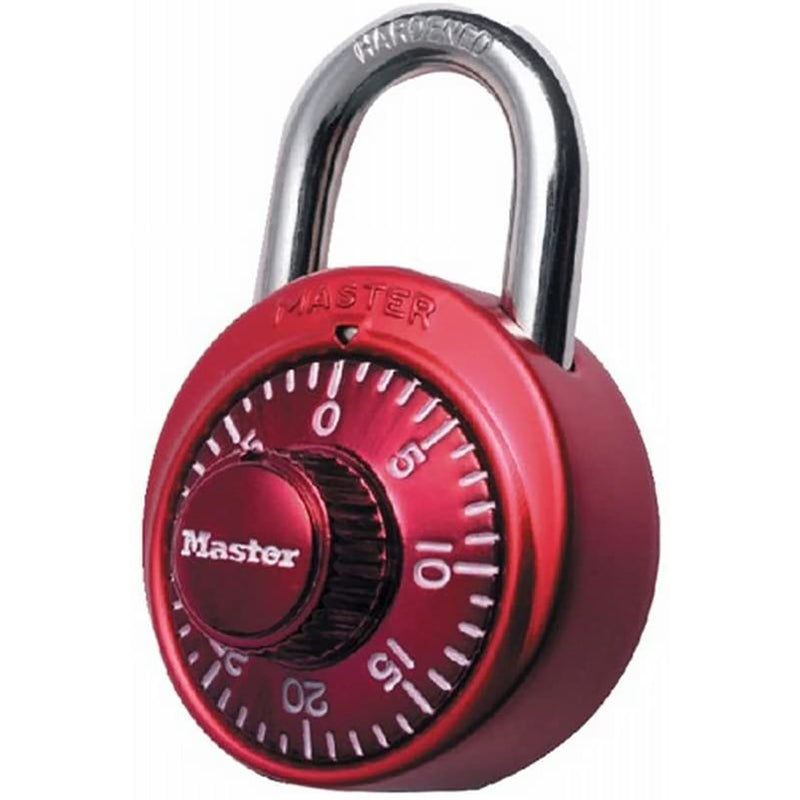 MASTER LOCK - Master Lock 2 in. H X 7/8 in. W X 1-7/8 in. L Steel 3-Digit Combination Padlock