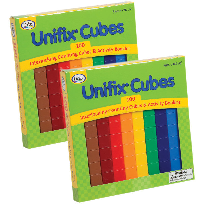 DIDAX - UNIFIX® Cube Set, 100 Per Pack, 2 Packs