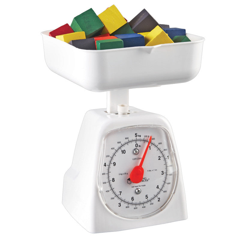 LEARNING RESOURCES - Platform Scale, 5 Kilogram/11 Pound Capacity