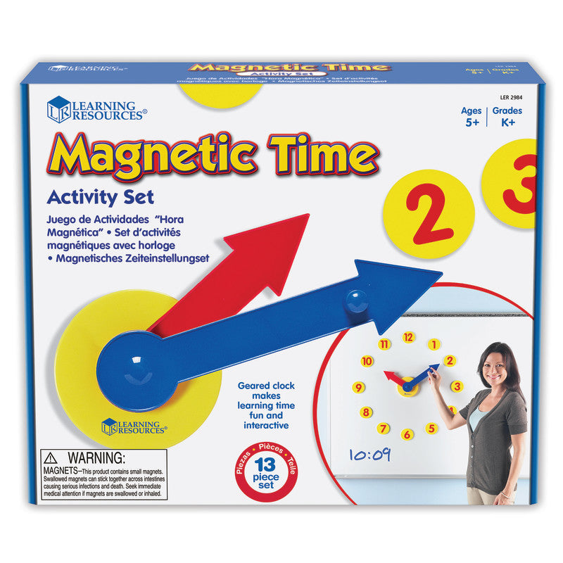 LEARNING RESOURCES - Magnetic Time Activity Set