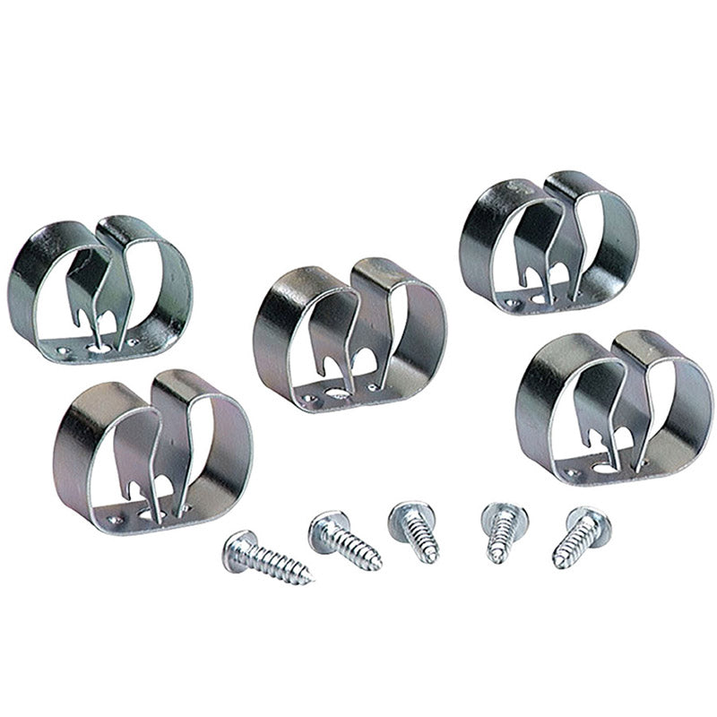 CRAWFORD - Crawford Zinc-Plated Silver Steel Grip Clip For 5-3/4 3 pk