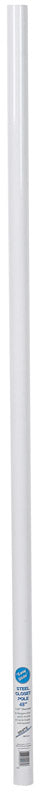 JOHN STERLING - John Sterling 48 in. L X 1-1/4 in. D Powder Coated Steel Closet Rod - Case of 3
