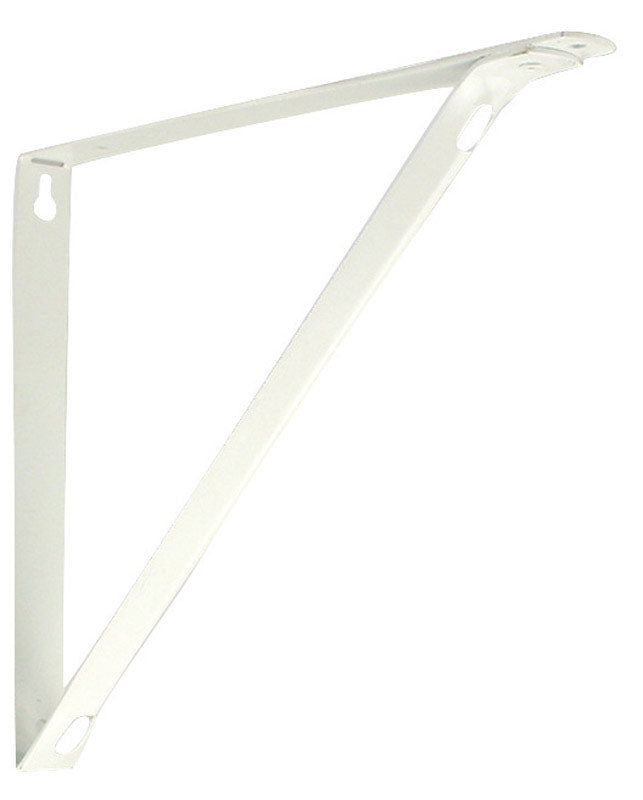 KNAPE & VOGT - Knape & Vogt Closet Pro White Steel Bracket N/A Ga. 10.25 in. L 250 lb