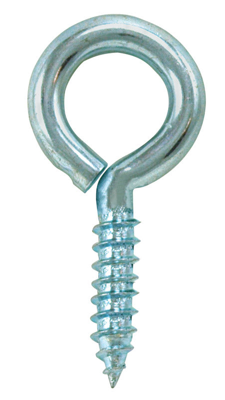 HAMPTON - Hampton 1/4 in. D X 1-7/8 in. L Zinc-Plated Steel Screw Eye 70 lb. cap. 50 pk - Case of 50